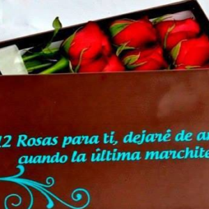 12 rosas para ti arreglo rosas