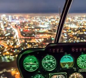 paisaje noche helicoptero nocturno